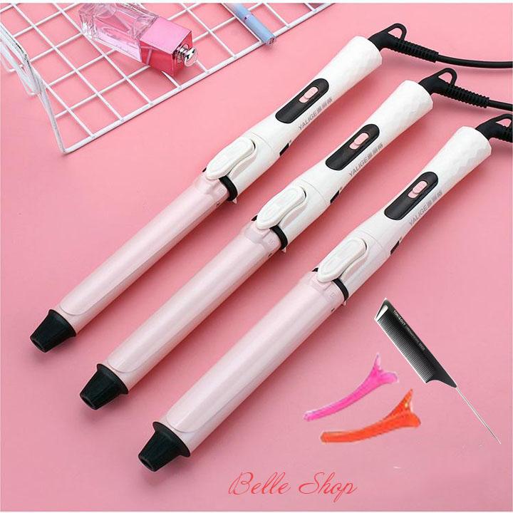 Máy Uốn Tóc YALIGE Đa Năng Tặng Kèm Lược Và 2 Kẹp Mỏ Vịt