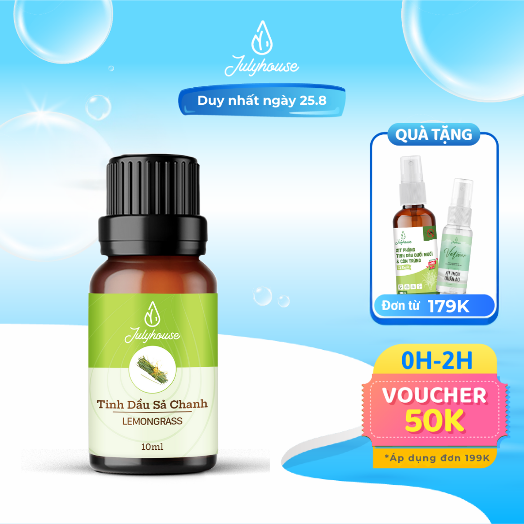 Tinh dầu sả chanh 10ml julyhouse