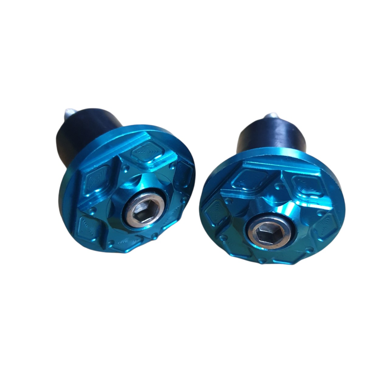 Gù tay lái Titan Xanh Lục GR5 gắn tay lái xe máy SiriusExciterWaveDream...nhôm CNC lên màu