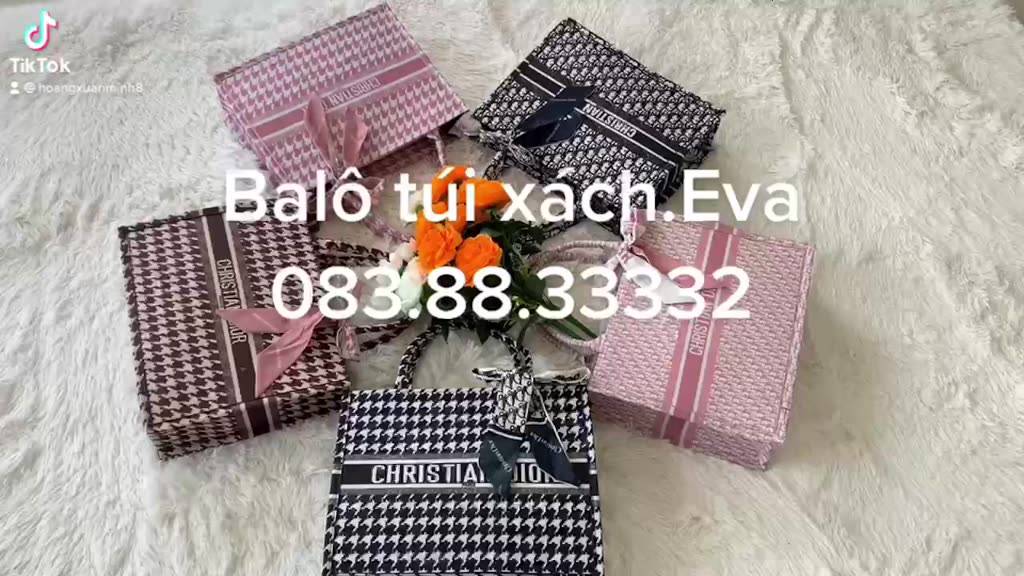 Túi xách nữ công sở- giỏ xách họa tiết thổ cẩm-dior-kèm khăn ❣ ❣để được laptop -size 36 - - ❣có ảnh thật