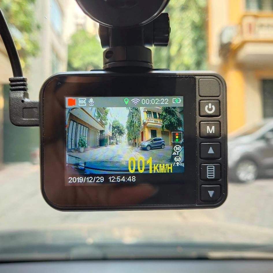 [ CHÍNH HÃNG] Camera Hành Trình Ô TÔ W8s Carcam Wifi GPS Nhận Diện Biển Báo
