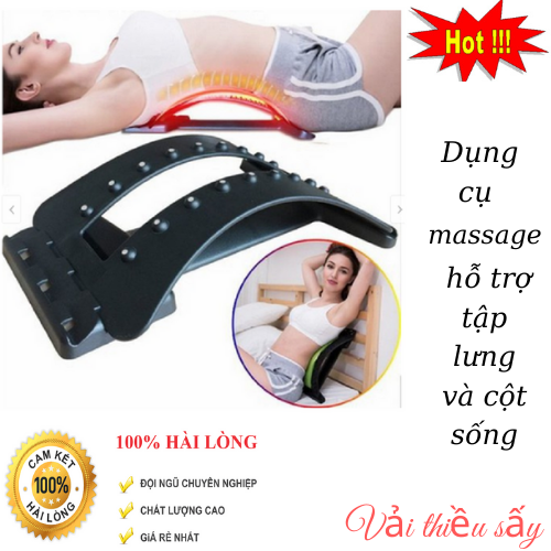 Dụng cụ massage hỗ trợ tập lưng và cột sống, giảm thoái hóa đốt sống lưng, đốt sống cổ và thoát vị đĩa đệm