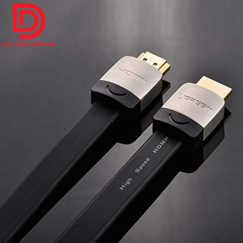 Cáp hdmi 2m dẹt chính hãng ugreen ug-10261 hỗ trợ 3d 4k