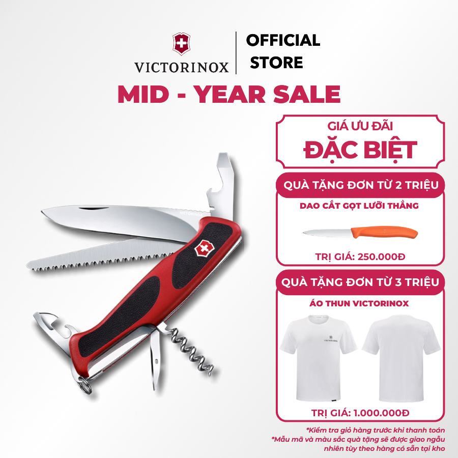 Dao xếp đa năng Ranger 55 Grip Victorinox Thụy Sĩ