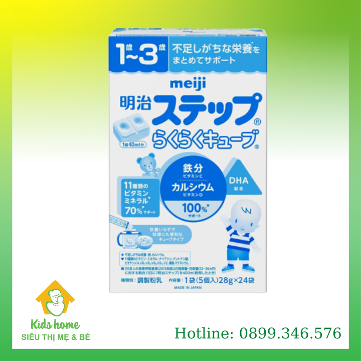 Sữa meiji thanh nội địa nhật bản 1-3