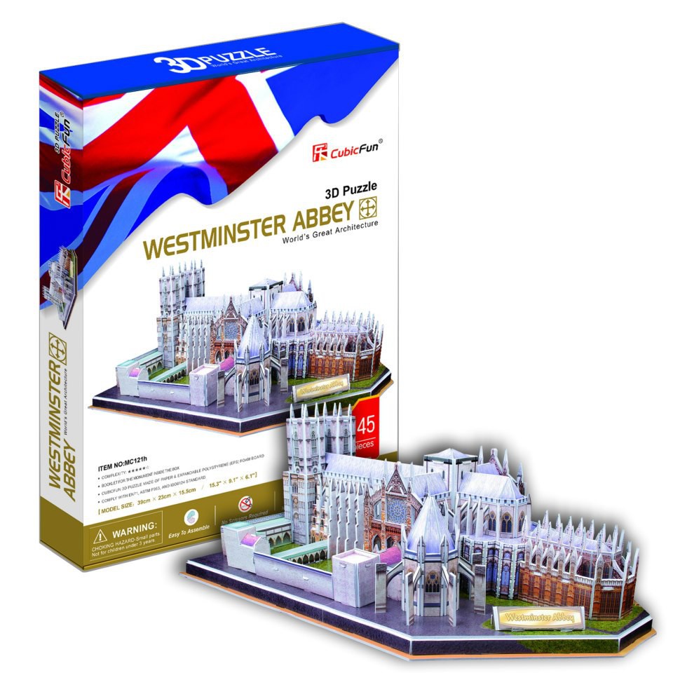 Mô hình giấy 3D CubicFun - Tu viện Westminster - Anh