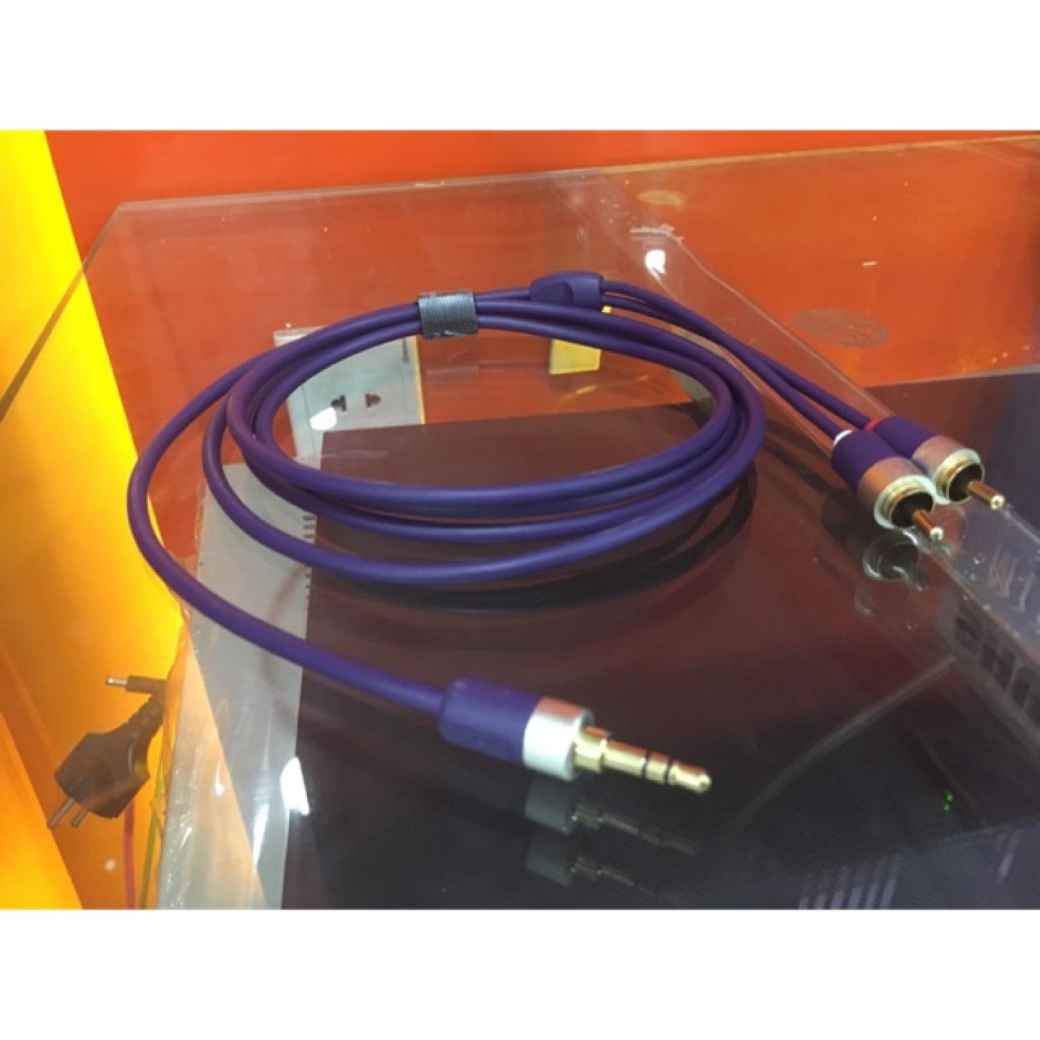 Dây 3.5 ra 2 av furutech hàng bãi nhật dài 1,8m chuẩn chất âm
