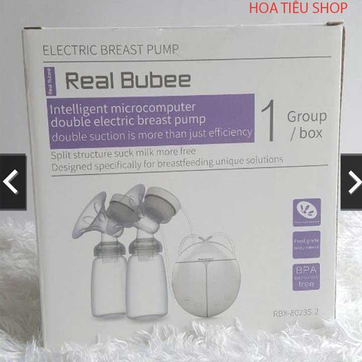Đồ dùng cho con bú - Máy hút sữa điện đôi Real Bubee nhập khẩu từ Đài Loan - Đã được kiểm duyệt nghiêm ngặt - hàng nhật chất thật