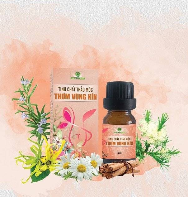 Tinh chất thảo mộc thơm vùng kín mẹ ken 10ml