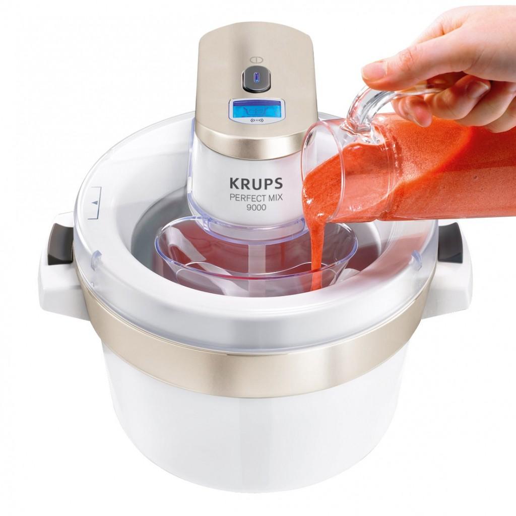 Máy làm kem krups gvs241 perfect mix 9000 eismaschine, 1,6l