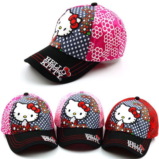 Nón hello kitty dành cho bé gái