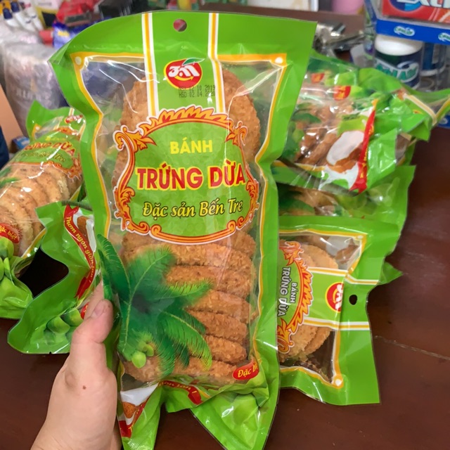 Bánh Trứng Dừa Đặc Sản Bến Tre Túi 12 Cái