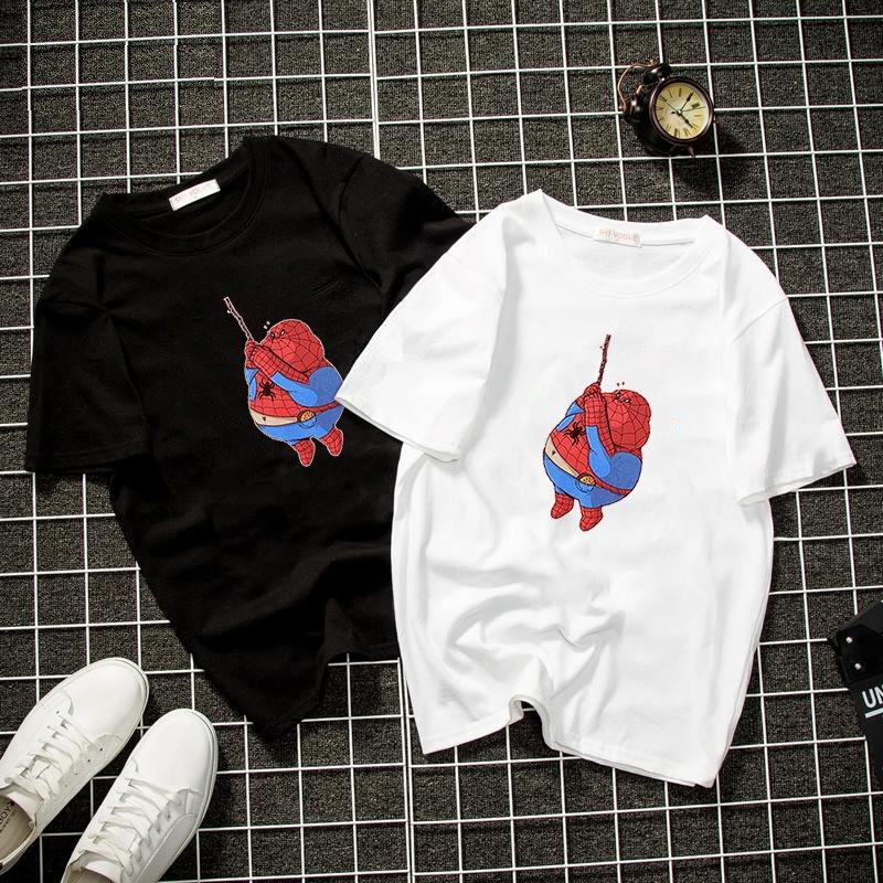 Áo thun unisex người nhện mập đẹp vải dày mịn 20T2019