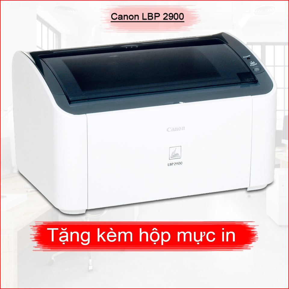 Máy In  Đơn Năng Canon LBP 2900 [Bảo Hành 3 Tháng] - tặng kèm hộp mực, dây nguồn, dây USB