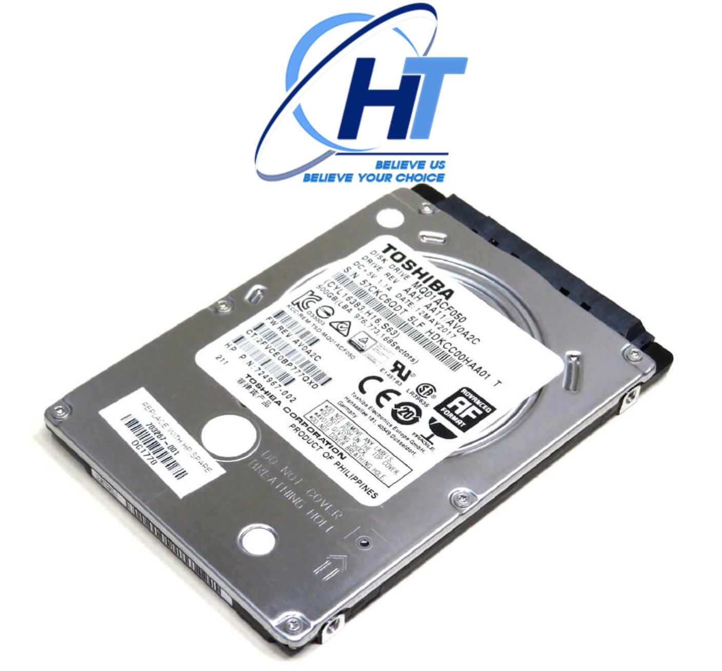 Ổ cứng laptop hdd toshiba 2.5 inch 500gb 7200rpm mq01acf050