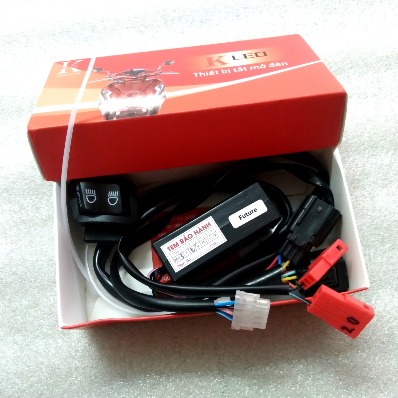 Bộ chuyển mạch tắt đèn passing xe máy dành cho Future mới, bảo hành 2 năm - KTMotor Shop