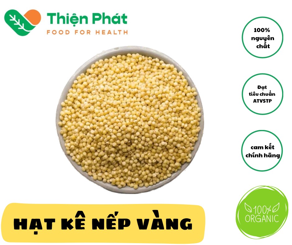 [HCM]Hạt Kê Nếp Vàng ĐÃ BÓC VỎ | 1Kg