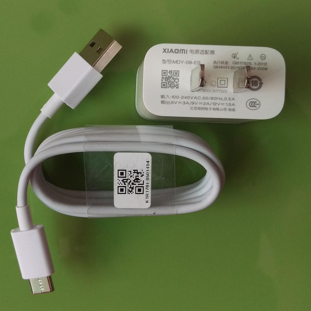 Bộ sạc nhanh Xiaomi Quick Charge 3.0 dung cho xiaomi MI A1;MAX 2;MIX;MI MIX 2;MI NOTE 2;MI NOTE 3;MI 6;REDMI PRO 2;REDMI PRO;MI4C;MI5;MI5S PLUS;MI5S