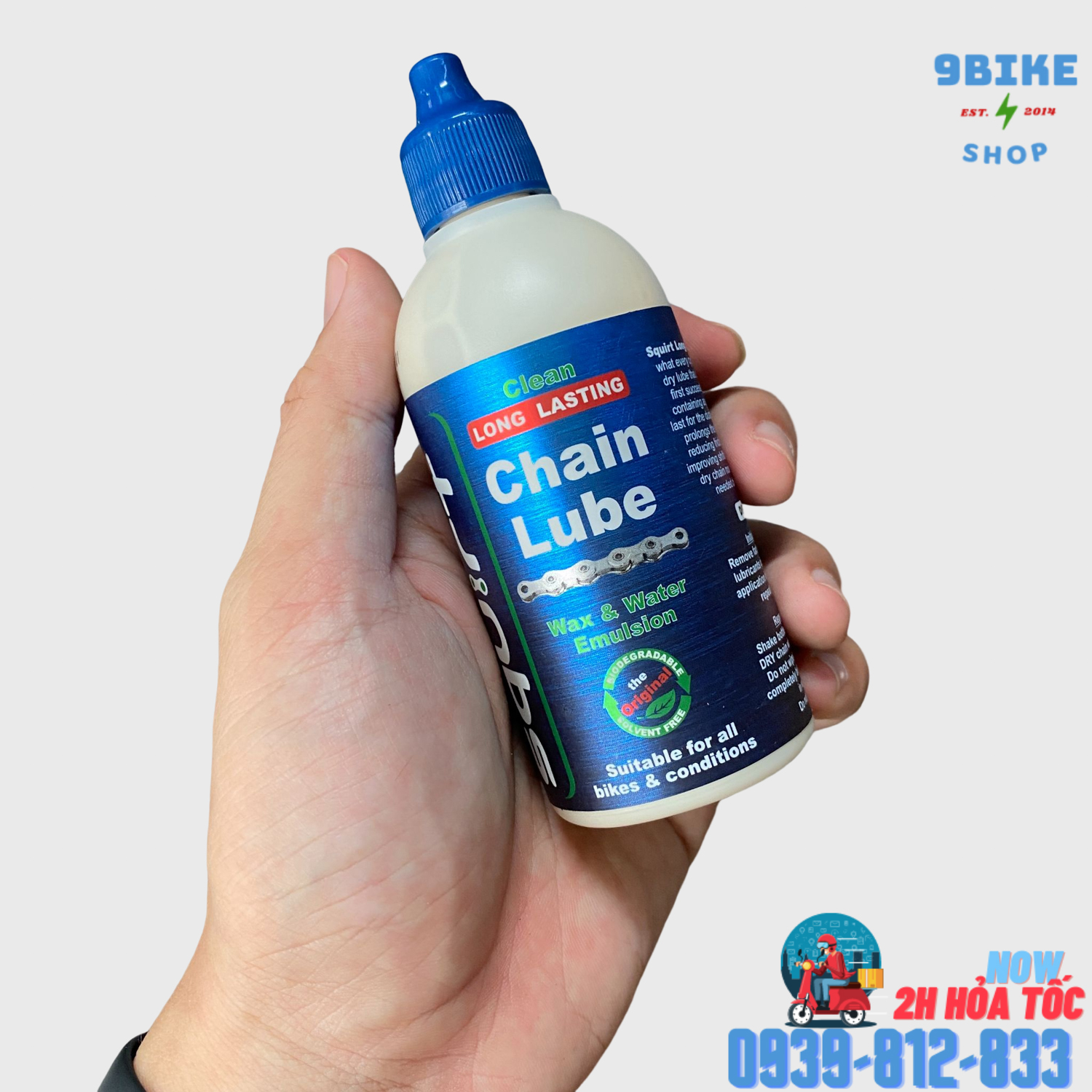 Nhớt sên xe đạp chain lube squirt 120ml