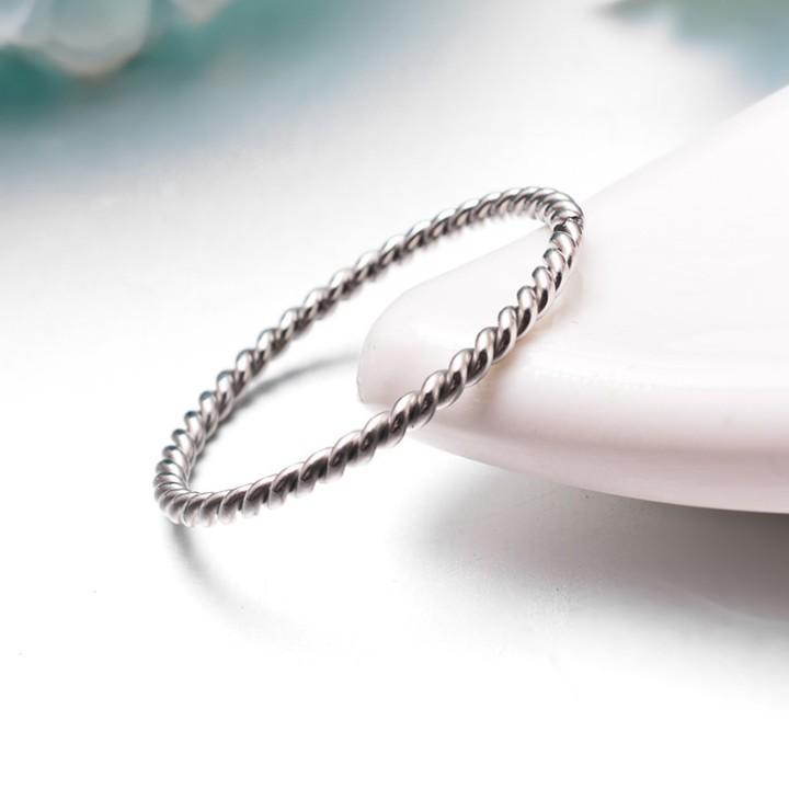 Nhẫn Xoắn Titan Không Đen TT 1410