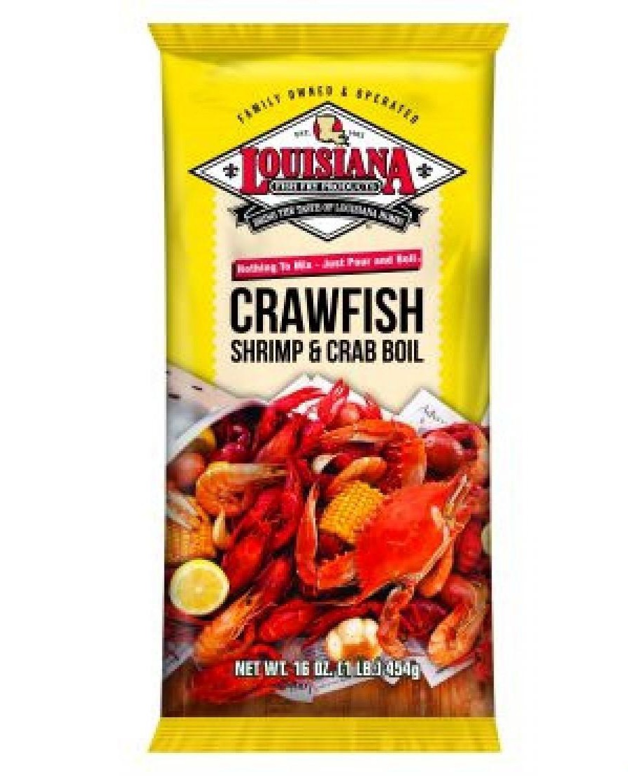 Gia Vị Luộc Hải Sản 454gr USA/ Gia Vị Bột Hỗn Hợp Luộc Hải Sản Crawfish Shrimp & Carb Boil Louisiana - Nhập Khẩu Mỹ