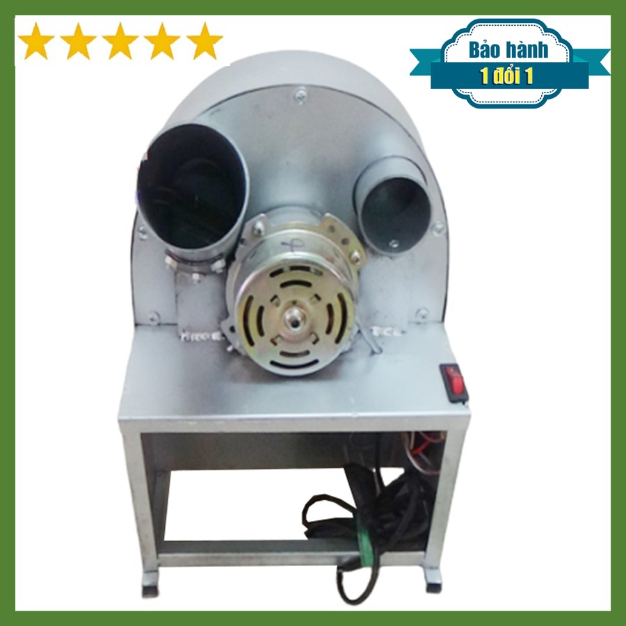 Máy thái sả, ớt, củ quả dùng motor điện vỏ inox 304 cao cấp-Tặng kèm bộ 3 lưỡi dao thái thay thế