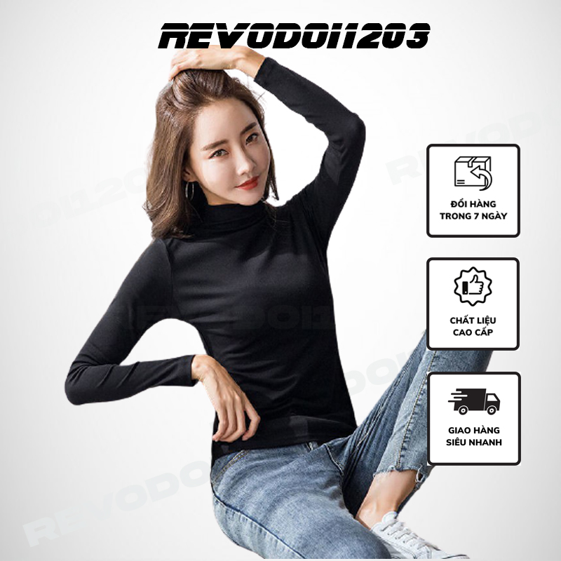Áo thun giữ nhiệt Nữ ôm body dài tay