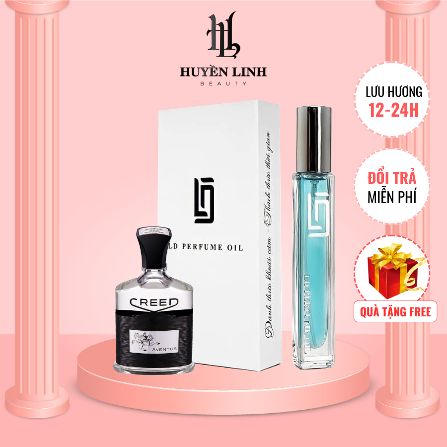 Ld01 tinh dầu nước hoa pháp creed aventus 12ml - ld perfume oil thơm lâu, hương thơm ấm áp, trưởng thành, nam tính - huyenlinh beauty