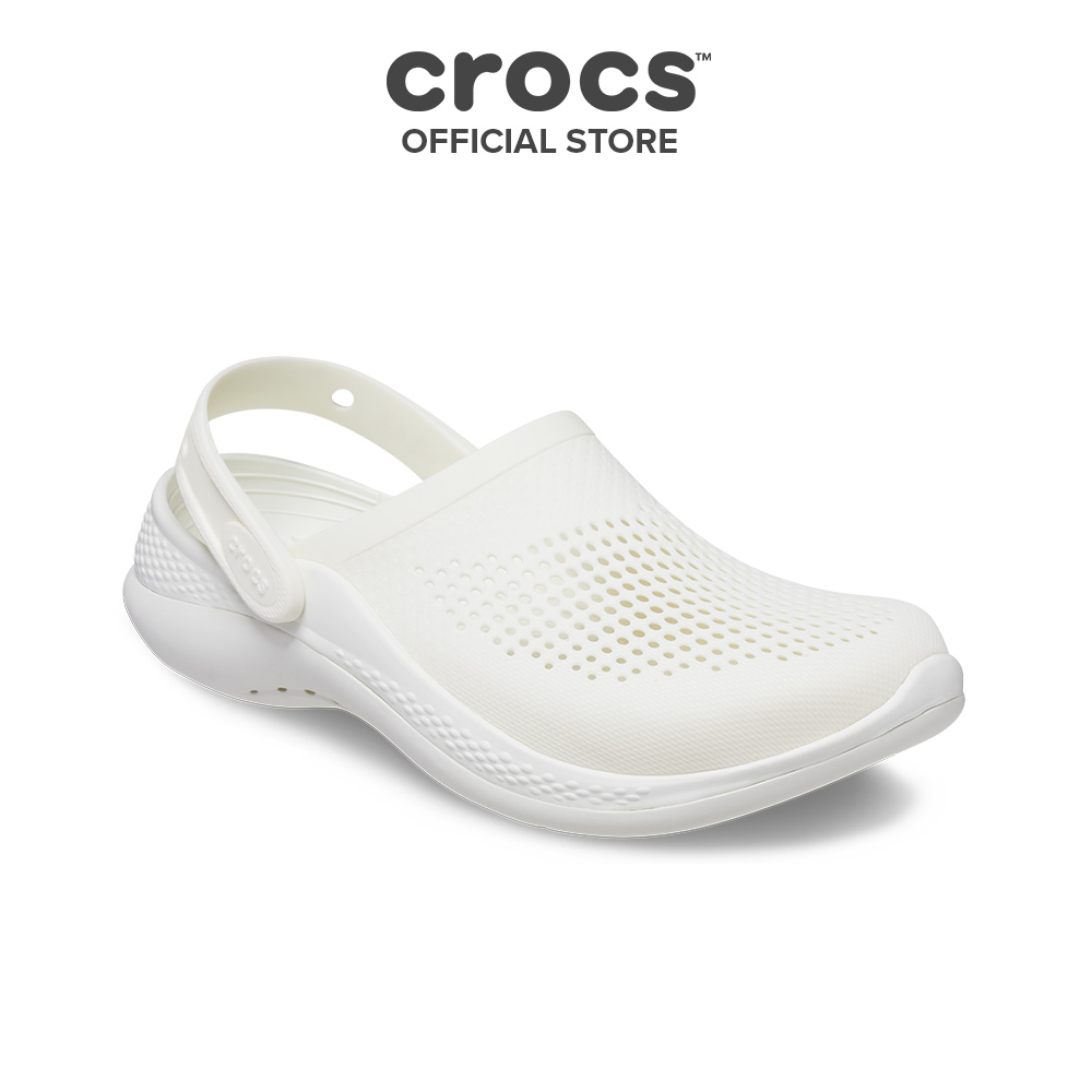 Giày Clog Unisex Crocs Literide 360 Almost White Almost White