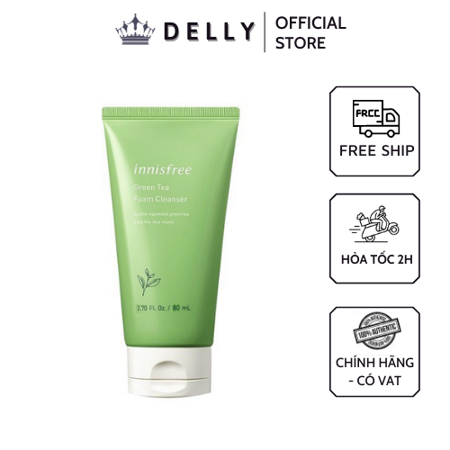 Sữa rửa mặt Gree Tea Cleansing Foam Innisfree hàng cao cấp của hàn sản phẩm chất lượng đảm bảo an toàn đến sức khỏe người sử dụng