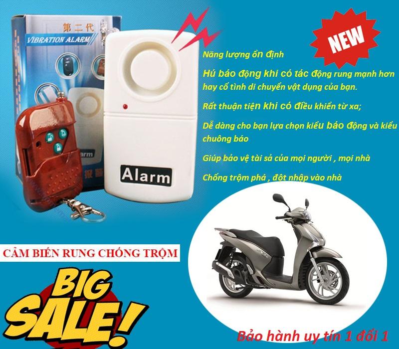 Cảm Biến Chống Trộm, Báo động chống trộm cảm biến rung FH CR01 cao cấp, chất lượng, có remote điều khiển từ xa, cho ngôi nhà của bạn an toàn, bảo hành uy tín 1 đổi 1 toàn quốc.