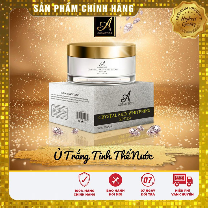 Ủ trắng pha lê tinh thể nước a cosmetics date mới nhất