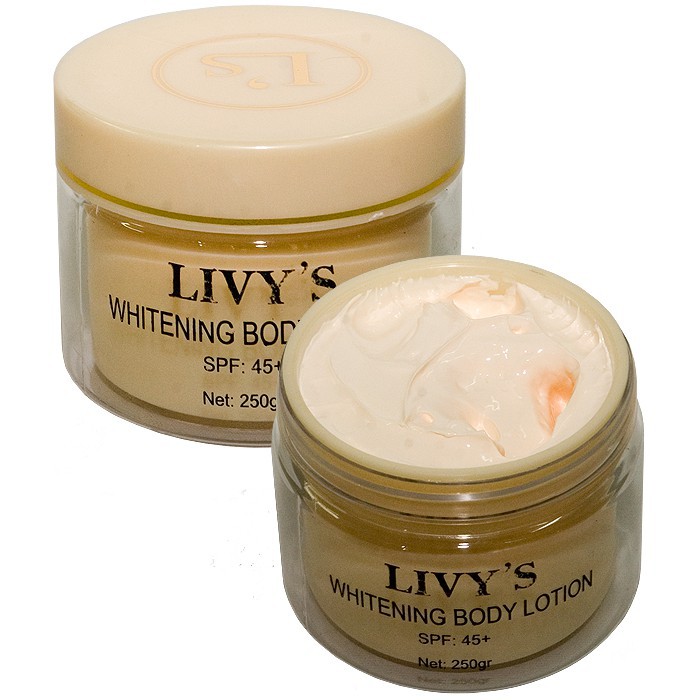 Kem body trắng da livy chính hãng thái lan vàng 250gr siêu thấm bao chuẩn 100% làm đẹp