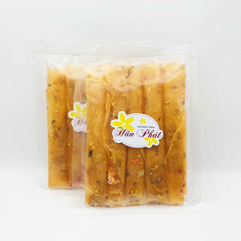 Bánh tráng dẻo tôm cuộn hành phi 1 túi