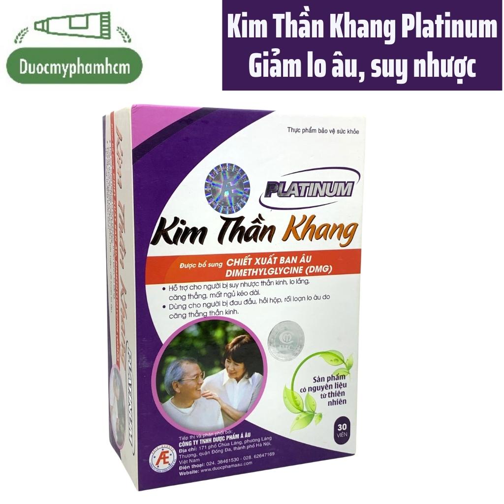 Kim Thần Khang Platinum x 30 viên - Hỗ trợ giấc ngủ, dưỡng tâm, an thần