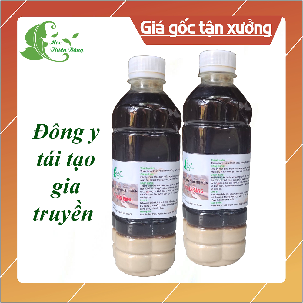 Giá sỉ tận xưởng - 1 lít tái tạo đông y gia truyền chuyên giải quyết mụn, nám, tàn nhang, sẹo rỗ