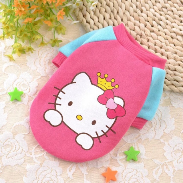 [HCM]Quần áo thú cưng - quần áo cho chó mèo hình kitty sản phẩm đa dạng về mẫu mã kích cỡ màu sắc chất lượng tốt cam kết hàng giống với mô tả