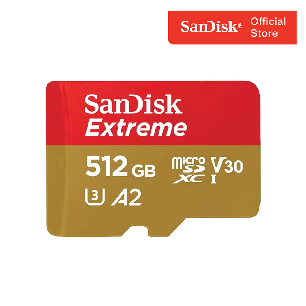 Thẻ Nhớ MicroSDXC SanDisk Extreme V30 A2 512GB 190MB/s SDSQXAV512GGN6MN