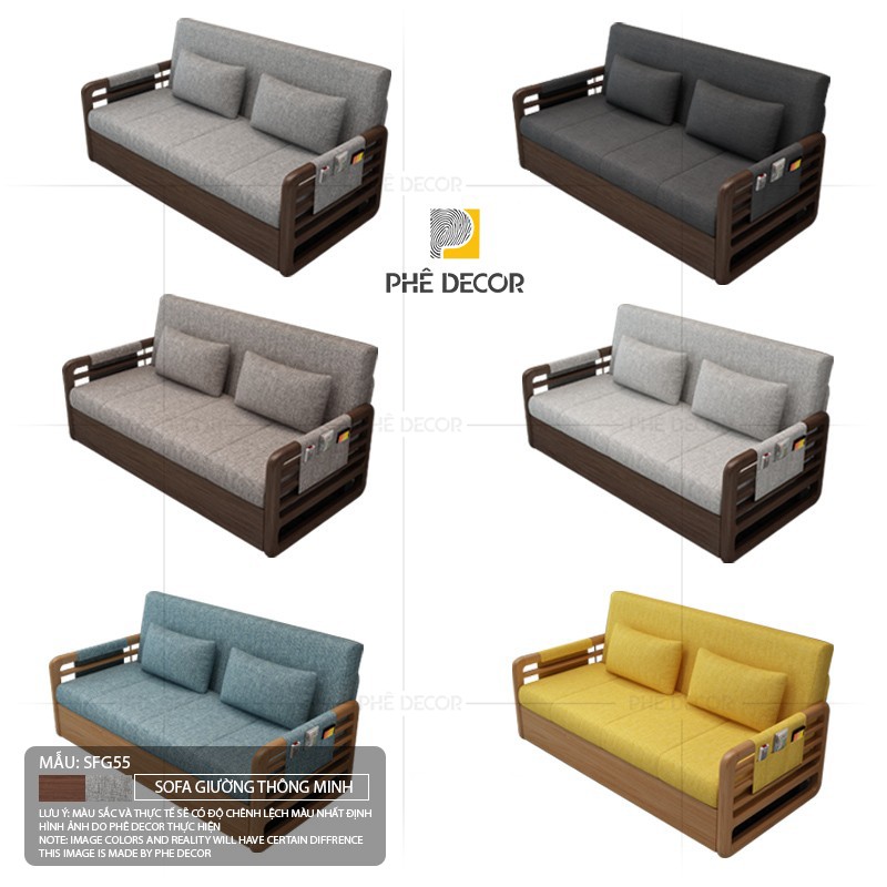 Giường Sofa, Sofa Bed Cao Cấp Thông minh Gấp Gọn Thành Ghế Sofa Đa Năng ,Sofa giường phong cách hiện đại Công Nghệ Châu Âu KT: 1m50 x 1m90 Nhiều màu chọn lựa