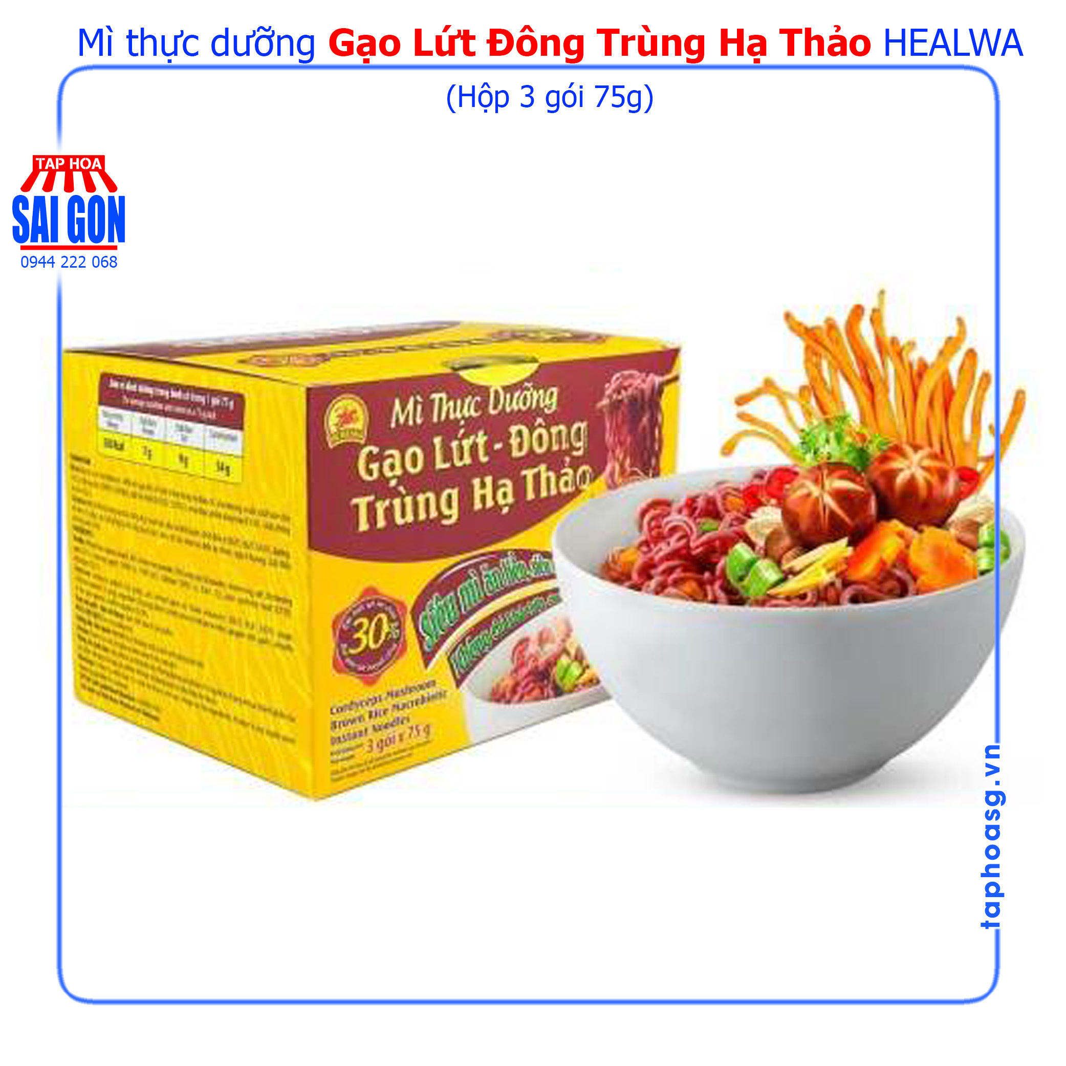 MÌ THẢO DƯỢC KẾT HỢP NGUYÊN LIỆU THIÊN NHIÊN TĂNG CƯỜNG SỨC ĐỀ KHÁNG TỐT