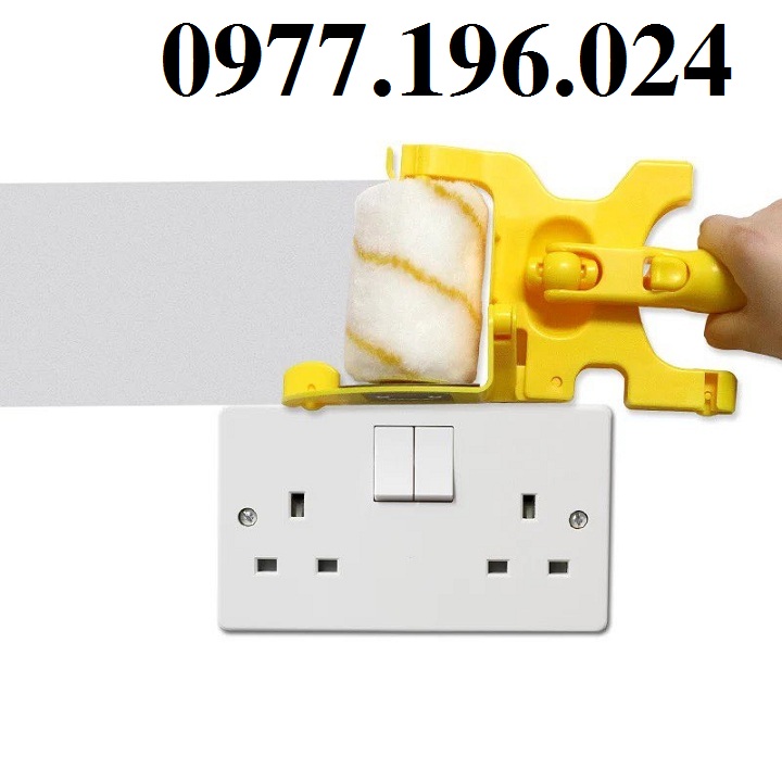 Chổi lăn sơn kẻ vạch,góc cạnh trên tường