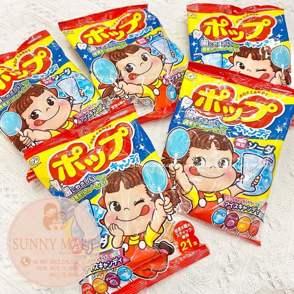 Kẹo mút trái cây Fuijiya Nhật Bản 21 Cây