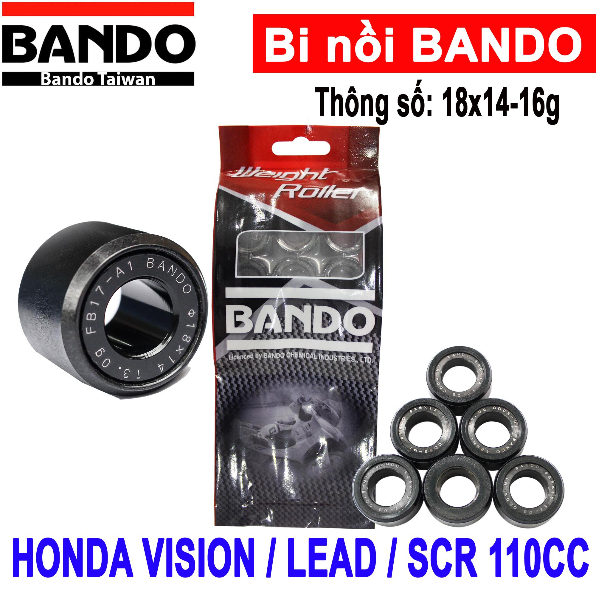 Bi nồi bando honda vision / lead / scr 110cc