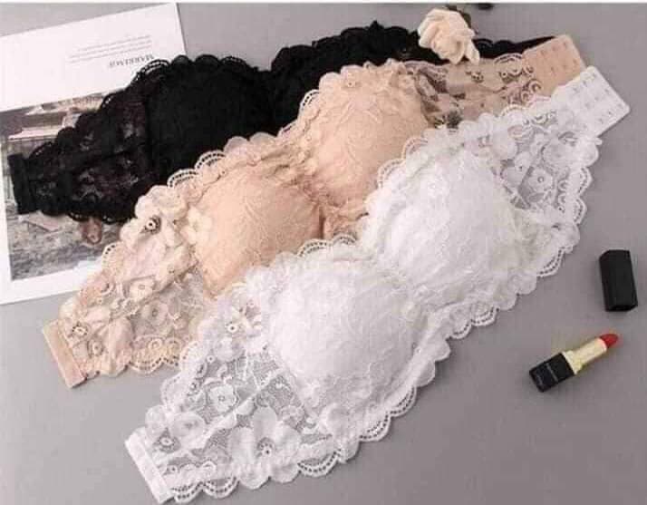 ÁO BRA REN HOA KHÔNG DÂY MÓC CÀI