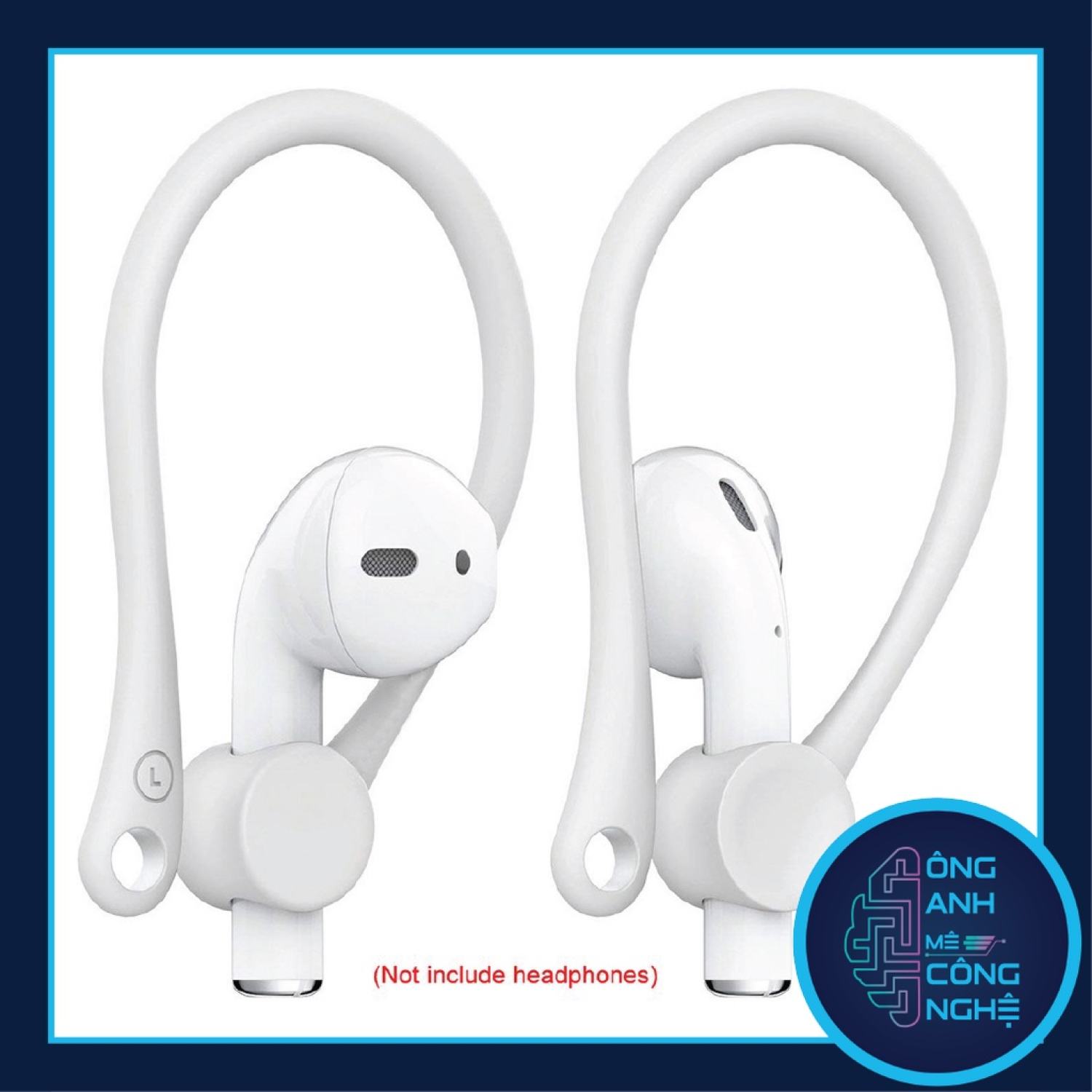 Set 2 móc tai giữ tai nghe bluetooth chống rơi thích hợp cho Airpods 1 2 3 Pro
