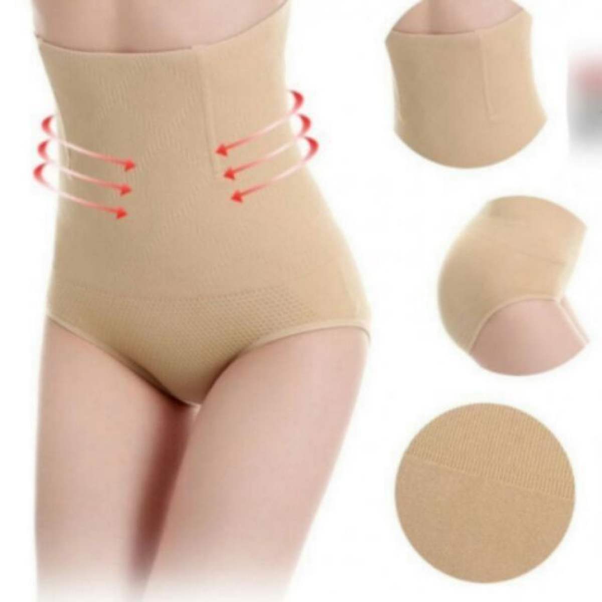 Quần lót cạp siêu cao ghen bụng, có thanh chống cuộn