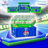 Combo Bung Xõa Cực Đã - 1 Thùng Pepsi lon và 1 Thùng 7Up (320ml/lon hoặc 350ml/lon)