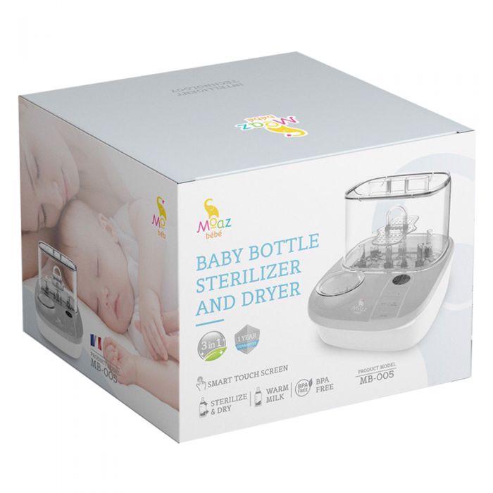 MÁY TIỆT TRÙNG, SẤY KHÔ, HÂM SỮA MOAZ BEBE MB005