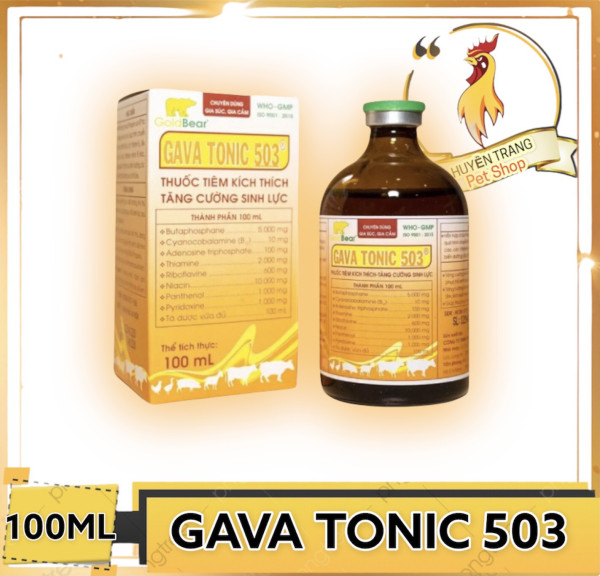 Gava tonic 503 100ml thuốc bổ dành cho gà đá