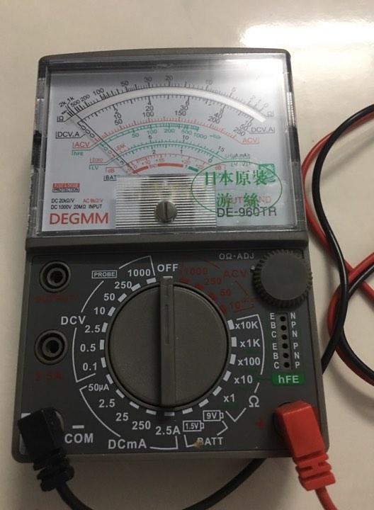 Đồng hồ đo kim vạn năng DE 960TR VOM kèm pin chuyên sửa điện tử